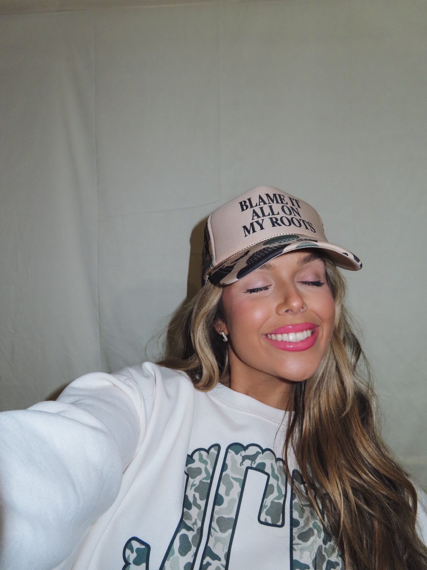 Blame It All On My Roots Trucker Hat